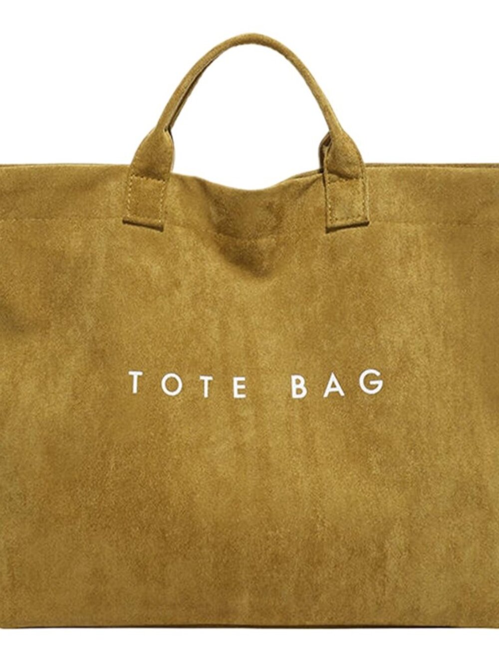 Suede Bag for Women, Large Solid Faux Suede Tote Bag Trendy Vintage Top Handle